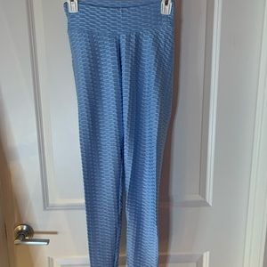 Light blue TikTok full length leggings size S, worn ONCE